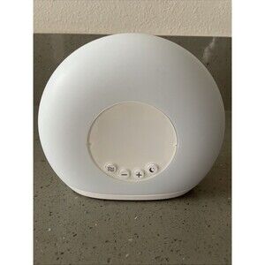 Moon Glow Alarm Table Clock with Color Changing Light - Capello tested no cable